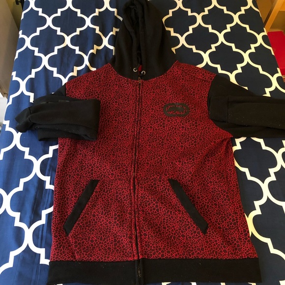 Ecko Unlimited Black And Red Men’s Jacket XL - Picture 2 of 4